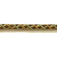 Navy Taupe 5817 36 Ft // 11M 12 Yard Value Pack of Small Navy Blue Taupe Baroque Collection 3//16 inch Decorative Cord Without Lip Style# 316BNLPK Color